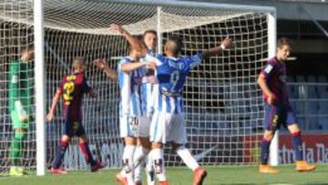 El Leganés sonroja al Barça B, que consuma su descenso