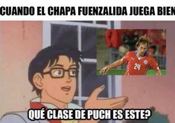 Los mejores memes que dejó el triunfo de Chile ante Colombia.