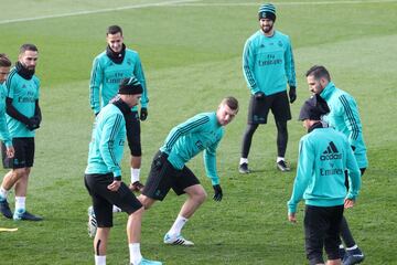 El entrenamiento del Madrid antes de volver a la Copa