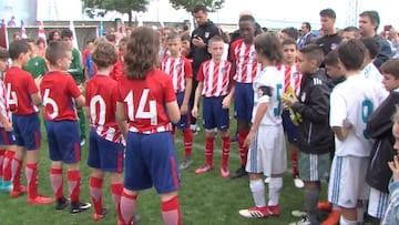 El gesto más ejemplar de los pequeños de Madrid y Atlético
