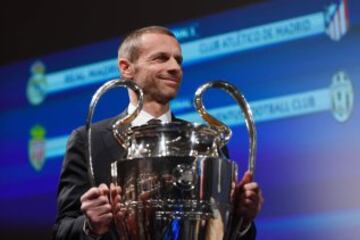 El presidente de la UEFA Aleksander Ceferin.