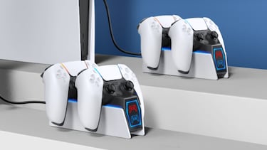 Completa tu PlayStation 5 con el mando inalámbrico DualSense y el cargador más vendido en Amazon