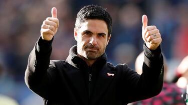 Arsenal boss Arteta with feet on the ground after perfect start