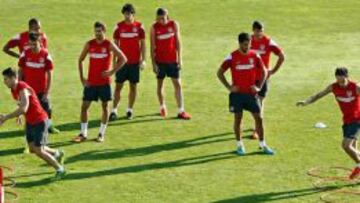 El Atlético realiza trabajo físico con jugadores del filial