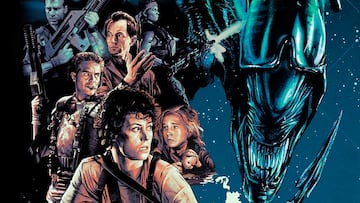Los protagonistas de 'Aliens: el regreso' con Sigourney Weaver