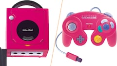 nintendo gamecube color rosa modelo raro