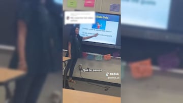 Maestra de español enseña a sus alumnos en Estados Unidos con canciones de Peso Pluma