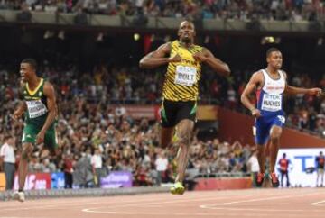 El jamaicano consigue un nuevo oro en los Mundiales de Atletismo de Pekín 2015.