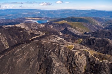 Desde el cielo: así han quedado las zonas afectadas por los incendios de agosto