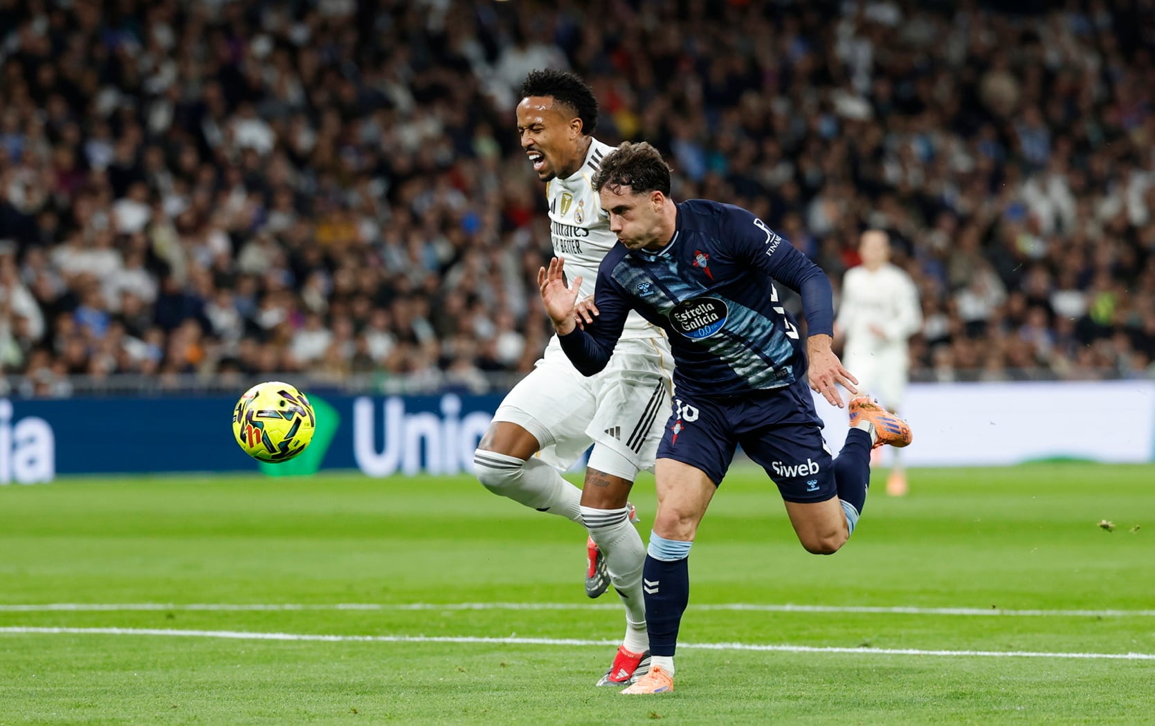 Real Madrid-Celta: la lesión de Militao, las expulsiones y la derrota blanca en imágenes