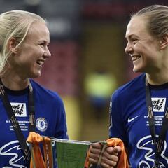 Eriksson y Harder, iconos del movimiento LGTBI y compañeras