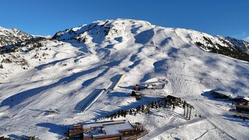 Sol en Baqueira Beret para despedir la Navidad