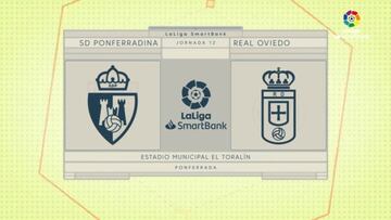 Resumen y goles del Ponferradina vs. Real Oviedo