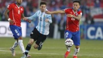 Lionel Messi en la Final de la Copa América, su último partido con la 'Albiceleste'.