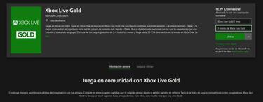 La suscripción de 12 meses a Xbox Live Gold desaparece en Microsoft Store: "No es un error"