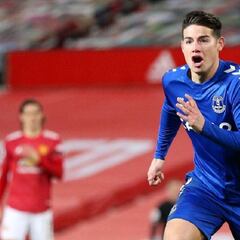 James, entre los volantes más goleadores del siglo XXI