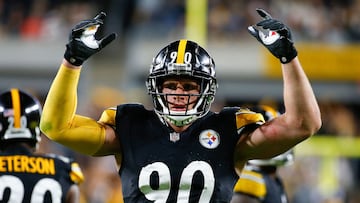 The Pittsburgh Steelers linebacker T.J. Watt combined with Nick Herbig to rip the ball away from Dak Prescott and reach 100 career sacks in week 5 of the 2024 NFL season.