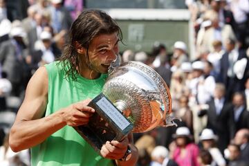 En 2008 ganó a Federer por 6-1, 6-3, 6-0.