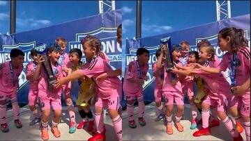 Mateo Messi marca gol y se corona con la academia de Inter Miami