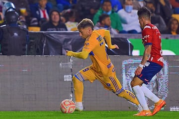 Fernando Gorriarán en un partido con Tigres.