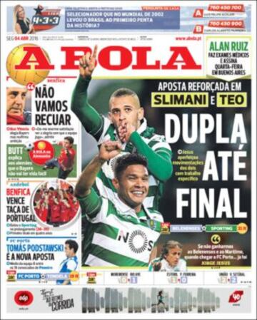 Portadas de la prensa mundial