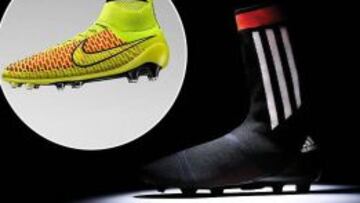 Llega una nueva moda al fútbol: las botas con calcetín