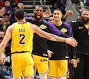 Triple-doble de LeBron y Lonzo para que los Lakers disfruten