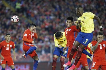 Chile - Ecuador, en imágenes