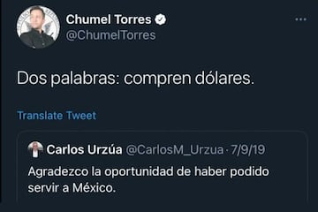 Dólar baja de 19 pesos y la gente arremete contra Chumel Torres