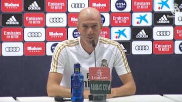 Zidane tiene varias quejas en rueda de prensa