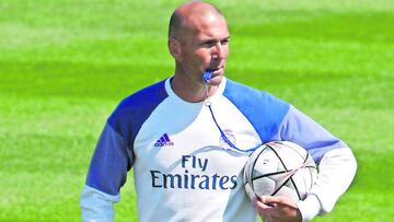 Zinedine Zidane, durante la estadía de pretemporada de 2016 en Montreal (Canadá).