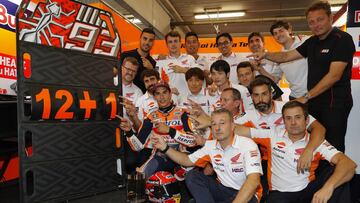 Bonita dedicatoria de Márquez y su equipo a Nieto.