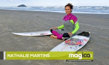 La brasileña Nathalie Martins (28°) marcha en el lugar 60 del World Surf League.