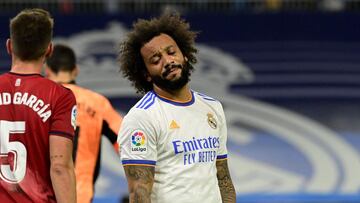 Marcelo, con el Real Madrid.