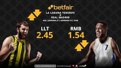 La Laguna Tenerife vs. Real Madrid: horario, dónde ver, pronósticos, estadísticas y clasificación