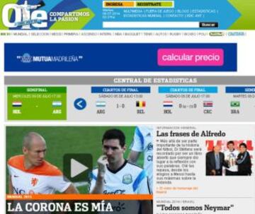 Portadas de la prensa extranjera