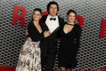 Los actores Adam Driver, Shailene Woodley y Pen¨¦lope Cruz.