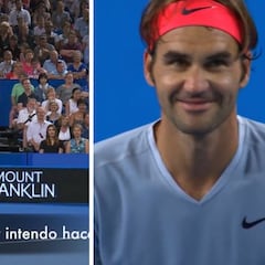 Le gritan desde la grada a Zverev, contesta y Federer flipa