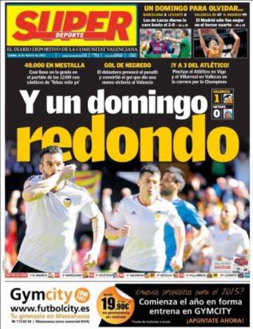 Portadas de la prensa deportiva