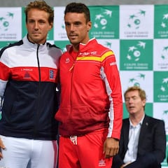 Los enfrentamientos entre los tenistas de España y Francia