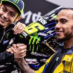 Rossi y Hamilton... de incógnito