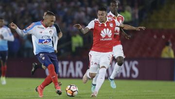 Junior-Santa Fe, los equipos colombianos se juegan en Barranquilla el paso a la final de la Copa Sudamericana 2018, este jueves 29 de noviembre 7:45 p.m.