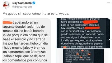 ¡°Trato inaceptable¡± del due?o de un restaurante a sus trabajadores: 60 horas semanales