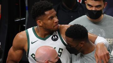 NBA playoffs 2021: Bucks await update on severity of Giannis injury