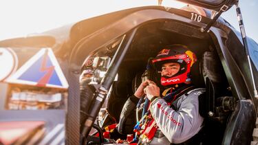 Carlos Sainz, en el Dakar 2024.