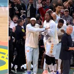 Fan stuns Hawks and Spurs players by sinking half-court shot and winning $10,000