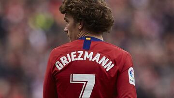 Antoine Griezmann con el Atletico de Madrid.