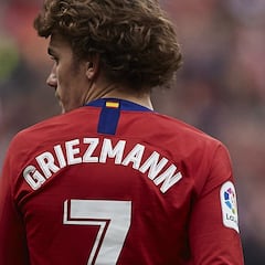 ¿Qué número llevará Griezmann en el Atlético y qué dorsales ha tenido en su carrera?