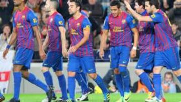 <b>EL RETO. </b>Escoger a los once que saltarán al Bernabéu es el gran desafío para Pep Guardiola, que ya empieza a dar pistas al respecto.