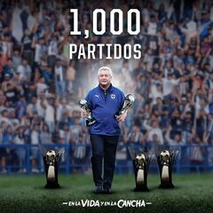 Víctor Manuel Vucetich llegó a 1,000 partidos como director técnico